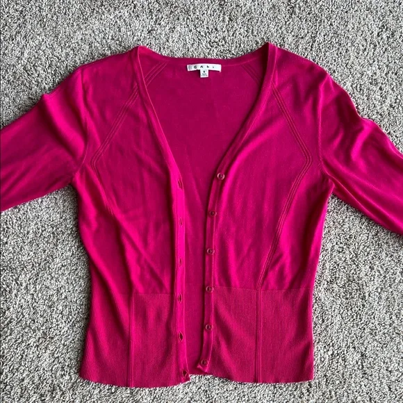 CAbi Pink Cardigan Sweater S VGUC - Picture 1 of 7